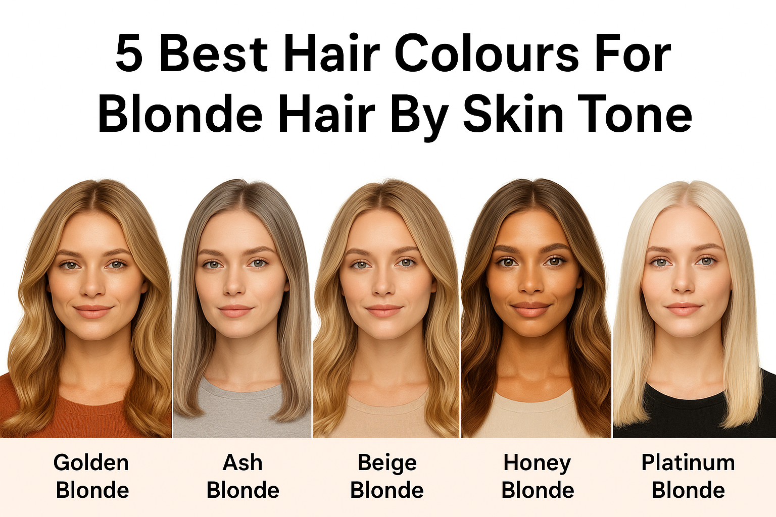 5 Best Hair Colours For Blonde Hair By Skin Tone